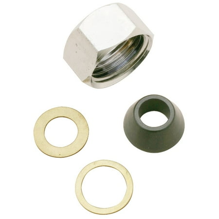 1PK Do it 1/2 In. x 3/8 In. Slip-Joint Nut Set