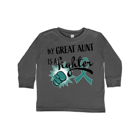 Inktastic Ovarian Cancer Awareness My Great Aunt is a Fighter Gift Toddler Boy or Toddler Girl Long Sleeve T-Shirt
Inktastic Ovarian Cancer Awareness My Great Aunt is a Fighter Gift Toddler Boy or Toddler Girl Long Sleeve T-Shirt