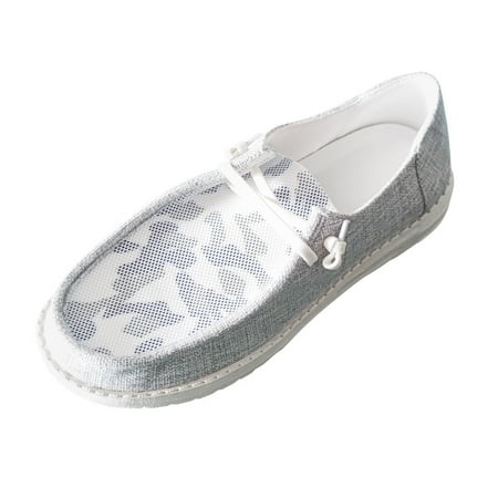 Casual Shoes for Women Leisure Women S Four Seasons Printing Non Slip Flat Round Toe Breathable Lace Up Lazy Cloth Shoes Women Casual Shoes Cloth Grey 42
Casual Shoes for Women Leisure Women S Four Seasons Printing Non Slip Flat Round Toe Breathable Lace Up Lazy Cloth Shoes Women Casual Shoes Cloth Grey 42