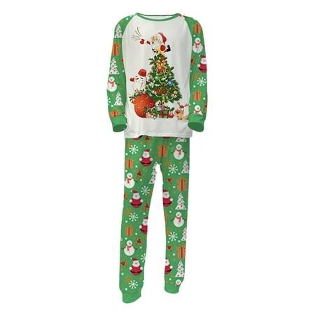 aturustex Christmas Family Matching Pajamas Set Christmas Tree Snowman Santa Print Long Sleeve Tops + Long Pants Sleepwear Suit
aturustex Christmas Family Matching Pajamas Set Christmas Tree Snowman Santa Print Long Sleeve Tops + Long Pants Sleepwear Suit