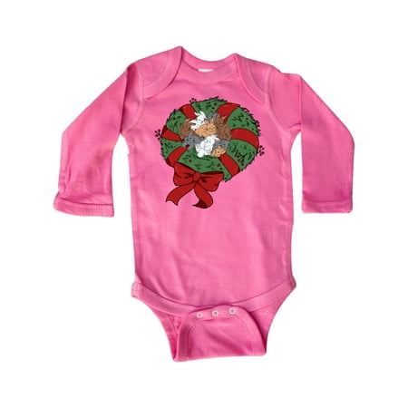 Inktastic Christmas Wreath Filled with Cute Bunnies and Red Bow Gift Baby Boy or Baby Girl Long Sleeve Bodysuit
Inktastic Christmas Wreath Filled with Cute Bunnies and Red Bow Gift Baby Boy or Baby Girl Long Sleeve Bodysuit