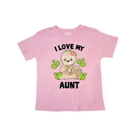 Inktastic Cute Sloth I Love My Aunt with Green Leaves Gift Toddler Boy or Toddler Girl T-Shirt
Inktastic Cute Sloth I Love My Aunt with Green Leaves Gift Toddler Boy or Toddler Girl T-Shirt