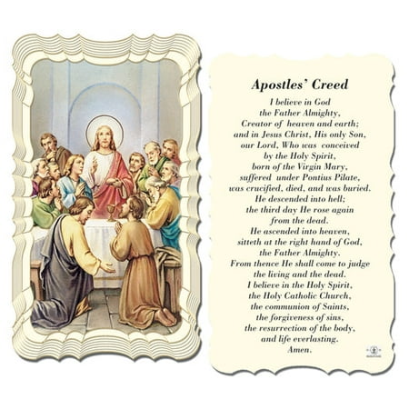 The Apostles Creed Catholic Prayer Holy Card with Prayer on Back Pack of 50