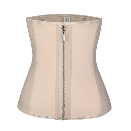 EHTMSAK Womens Waist Training Seamless Body Shaper Zip Up Tummy Control Shapewear Belt Khaki 2XL
EHTMSAK Womens Waist Training Seamless Body Shaper Zip Up Tummy Control Shapewear Belt Khaki 2XL