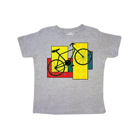 Inktastic Bike Pattern Blocks Gift Toddler Boy or Toddler Girl T-Shirt