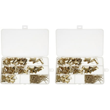 Bestonzon 100 Sets Picture Hangers Hanging Nails Picture Wall Hooks Wall Hangers with Nails
Bestonzon 100 Sets Picture Hangers Hanging Nails Picture Wall Hooks Wall Hangers with Nails
