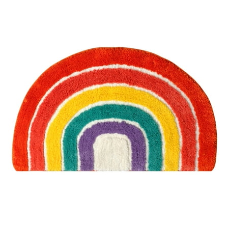 NUOLUX 1pc Cartoon Rainbow Home Mat Anti-skid Mat Semicircular Bathroom Floor Mat
NUOLUX 1pc Cartoon Rainbow Home Mat Anti-skid Mat Semicircular Bathroom Floor Mat
