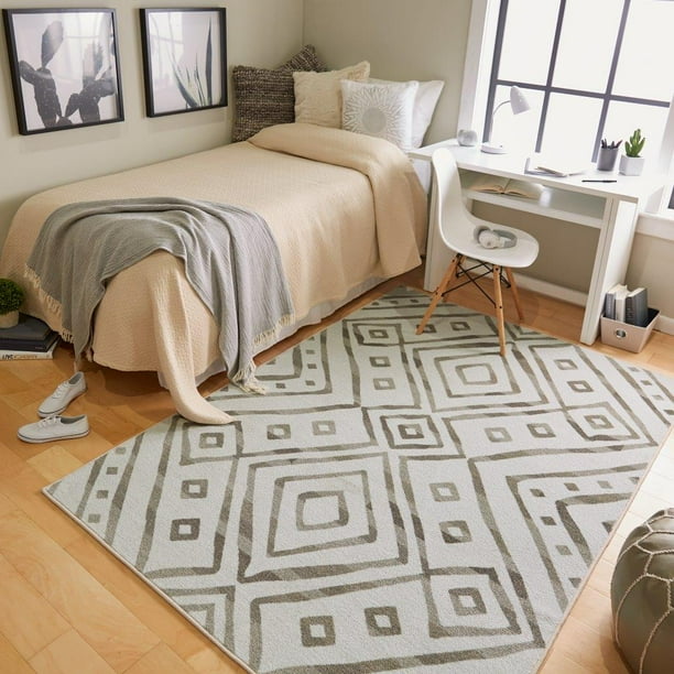 Mohawk Home Farstar Printed Rug in Cream, 5'x7'