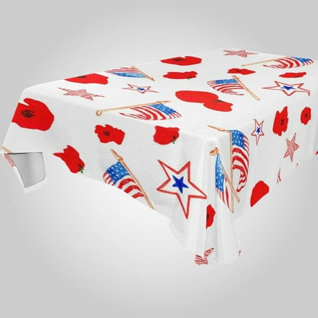 Hyjoy 54x72inch Independence Day Rectangle Tablecloth Spill-Proof Polyester Table Cloth Table Cover for Kitchen Dining Picnic Holiday Party Decoration
Hyjoy 54x72inch Independence Day Rectangle Tablecloth Spill-Proof Polyester Table Cloth Table Cover for Kitchen Dining Picnic Holiday Party Decoration