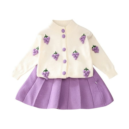 Girls Sweet 2 Piece Set with Long Sleeve Fruit Graphic Cardigan and Pleated Skirt Set Baby Girl Dresses 18 Month Dress Apparel Dresses Girls Size 6 Easter Dress 1st Birthday Outfit Girl Girls Flannel
Girls Sweet 2 Piece Set with Long Sleeve Fruit Graphic Cardigan and Pleated Skirt Set Baby Girl Dresses 18 Month Dress Apparel Dresses Girls Size 6 Easter Dress 1st Birthday Outfit Girl Girls Flannel