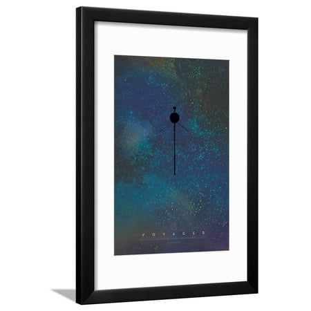 NASA - The Voyagers: Reaching for the Stars Framed Print Wall Art