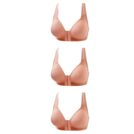 Borniu 3PC Women s T-Shirt Bra Push up Wirefree Seamless Sports Bra Comfortable Breathable Solid Bra Summer Saveings Clearance
Borniu 3PC Women s T-Shirt Bra Push up Wirefree Seamless Sports Bra Comfortable Breathable Solid Bra Summer Saveings Clearance