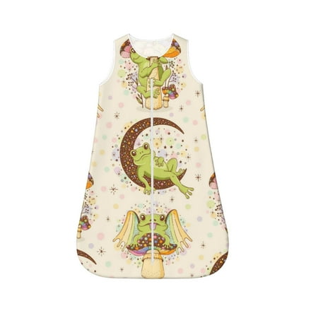 Fotbe Frogs Pattern Sleep Sack - Baby Wearable Blanket with Zipper Extra Soft Cotton Sleeveless Sleeping Bag for Infants-Small
Fotbe Frogs Pattern Sleep Sack - Baby Wearable Blanket with Zipper Extra Soft Cotton Sleeveless Sleeping Bag for Infants-Small