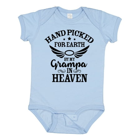 Inktastic Handpicked for Earth by My Grampa in Heaven with Angel Wings Gift Baby Boy or Baby Girl Bodysuit
Inktastic Handpicked for Earth by My Grampa in Heaven with Angel Wings Gift Baby Boy or Baby Girl Bodysuit