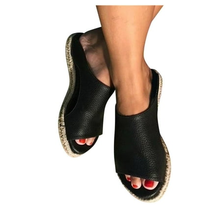 NECHOLOGY Comfort House Slippers Women Fish Leisure Mouth Women s Plus Buckle Slippers Size Flat Beach Womens Casual Sandals Black 9
NECHOLOGY Comfort House Slippers Women Fish Leisure Mouth Women s Plus Buckle Slippers Size Flat Beach Womens Casual Sandals Black 9