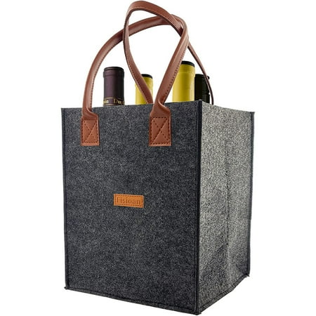 4 Bottle Wine Carrier Tote Wine Tote Bag With Divider Felt Wine Storage Tote Bag Reusable Grocery Bags Portable Wine Carrier For Travel Picnic Perfect Wine Lover Gift
4 Bottle Wine Carrier Tote Wine Tote Bag With Divider Felt Wine Storage Tote Bag Reusable Grocery Bags Portable Wine Carrier For Travel Picnic Perfect Wine Lover Gift