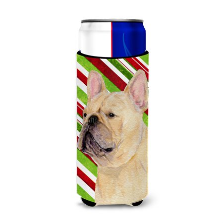French Bulldog Candy Cane Holiday Christmas Ultra Beverage Insulators for slim cans SS4554MUK
French Bulldog Candy Cane Holiday Christmas Ultra Beverage Insulators for slim cans SS4554MUK