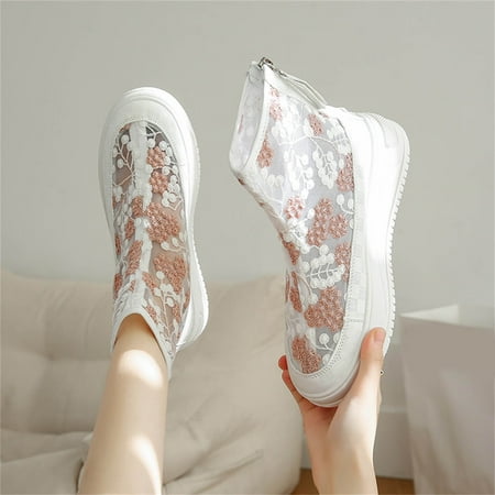 Ykohkofe Fashion Summer And Autumn Women Boots Flower Lace Mesh Breathable Comfortable Leisure
Ykohkofe Fashion Summer And Autumn Women Boots Flower Lace Mesh Breathable Comfortable Leisure