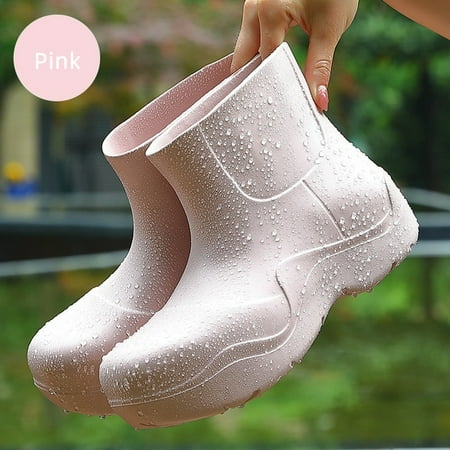 CoCopeaunt Solid Outdoor Waterproof Ladies Rain Shoes Thick Sole Design Women Rainboots Lightweight EVA Slip-on Girls Platform Ankle Boots
CoCopeaunt Solid Outdoor Waterproof Ladies Rain Shoes Thick Sole Design Women Rainboots Lightweight EVA Slip-on Girls Platform Ankle Boots