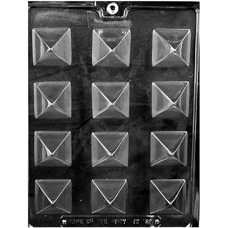 Candyland Crafts Small Pyramid Chocolate Candy Soap Mold | For Molding Chocolate Soap or Plaster | Food Safe Plastic Durable and Reusable Chocolate Making Mold - AO129 - (2 Pack)
Candyland Crafts Small Pyramid Chocolate Candy Soap Mold | For Molding Chocolate Soap or Plaster | Food Safe Plastic Durable and Reusable Chocolate Making Mold - AO129 - (2 Pack)