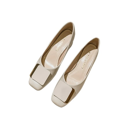 Tenmix Women Anti-Slip Heels Wedding Fashion Square Toe Pumps Work Comfort Heeled Pump Beige 8.5
Tenmix Women Anti-Slip Heels Wedding Fashion Square Toe Pumps Work Comfort Heeled Pump Beige 8.5