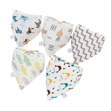 FaLX 5Pcs Saliva Towels Cartoon Pattern Water Absorbent Double-layer Baby Bandana Drool Bibs for Infant Accessories
FaLX 5Pcs Saliva Towels Cartoon Pattern Water Absorbent Double-layer Baby Bandana Drool Bibs for Infant Accessories