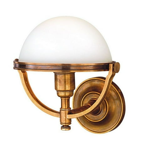 One Light Wall Sconce 10 inches Wide By 11 inches High-Aged Brass Finish Bailey Street Home 116-Bel-673151
One Light Wall Sconce 10 inches Wide By 11 inches High-Aged Brass Finish Bailey Street Home 116-Bel-673151