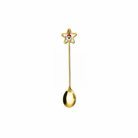 Holiday Kitchen Gadgets Stainless Steel Tableware Creative Cute Christmas Star Spoon Fruit Fork Coffee Dessert Spoon
Holiday Kitchen Gadgets Stainless Steel Tableware Creative Cute Christmas Star Spoon Fruit Fork Coffee Dessert Spoon