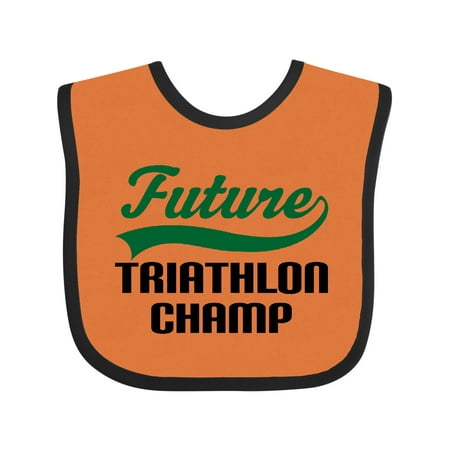 Inktastic Future Triathlon Champ Gift Baby Boy Bib