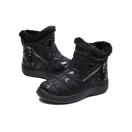 Lacyhop Warm Snow Boots Women s Winter Letter Printed Ankle Bootie Anti-Slip Ankle Short Boots Waterproof Slip On Outdoor Shoes
Lacyhop Warm Snow Boots Women s Winter Letter Printed Ankle Bootie Anti-Slip Ankle Short Boots Waterproof Slip On Outdoor Shoes