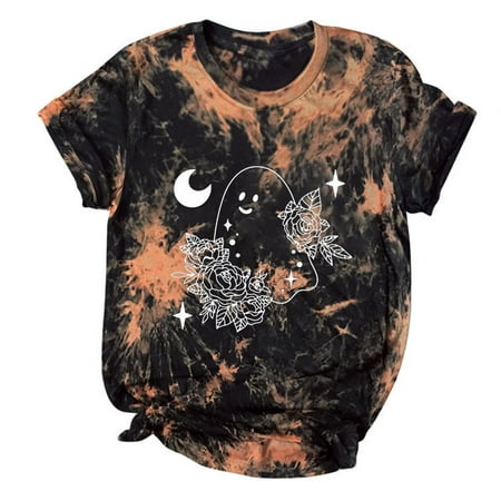 Shirts for Women Shirts for Women Women s Shirt Tees Round Neck Short Sleeve T Shirt Funny Print Tie-dye T-shirt Tops Blouse Gift for Women Crop Top White Tank Tops Women Clearance Black S
Shirts for Women Shirts for Women Women s Shirt Tees Round Neck Short Sleeve T Shirt Funny Print Tie-dye T-shirt Tops Blouse Gift for Women Crop Top White Tank Tops Women Clearance Black S