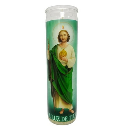 New 813056 Candles 8In San Judas Tadeo White (12-Pack) Candles Cheap Wholesale Discount Bulk Home And Garden Candles X Others