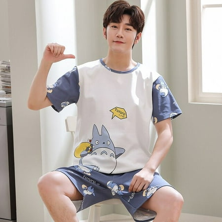 QWZNDZGR Summer Knitted Cotton Short Sleeved Men s Pajamas Sets Male Pajama Set Striped Pajama For Men Sleepwear Suit Homewear Size 6316
QWZNDZGR Summer Knitted Cotton Short Sleeved Men s Pajamas Sets Male Pajama Set Striped Pajama For Men Sleepwear Suit Homewear Size 6316