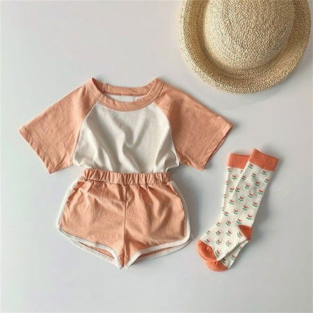 Hunpta Baby Newborn Infant Girls Boys Cotton Summer Patchwork Color Block Short Sleeve Tshirt Short Pants Set Outfits
Hunpta Baby Newborn Infant Girls Boys Cotton Summer Patchwork Color Block Short Sleeve Tshirt Short Pants Set Outfits