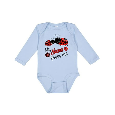 Inktastic My Nana Loves Me with Cute Ladybugs Gift Baby Boy or Baby Girl Long Sleeve Bodysuit
Inktastic My Nana Loves Me with Cute Ladybugs Gift Baby Boy or Baby Girl Long Sleeve Bodysuit