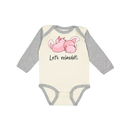 Inktastic Let s Relaxolotl with Sleeping Axolotls Gift Baby Boy or Baby Girl Long Sleeve Bodysuit 
Inktastic Let s Relaxolotl with Sleeping Axolotls Gift Baby Boy or Baby Girl Long Sleeve Bodysuit