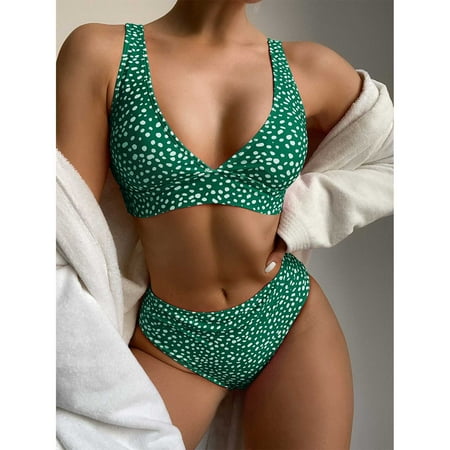 TIANEK Women Bikini 2023 Show Thin Padded Floral Printed No Rims Bra Sport Yoga Summer Mother s Day Japan Split Show Waist Halter Swimsuit for Women Clearance
TIANEK Women Bikini 2023 Show Thin Padded Floral Printed No Rims Bra Sport Yoga Summer Mother s Day Japan Split Show Waist Halter Swimsuit for Women Clearance