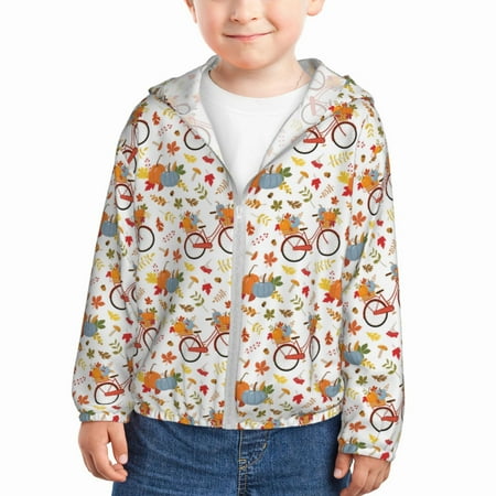Lukts Vintage Autumn Pumpkins Print Children s Long-Sleeved Sun Protection Clothing Hooded Sweatshirts for Boys and Girls Outdoor Sports-5 Years
Lukts Vintage Autumn Pumpkins Print Children s Long-Sleeved Sun Protection Clothing Hooded Sweatshirts for Boys and Girls Outdoor Sports-5 Years