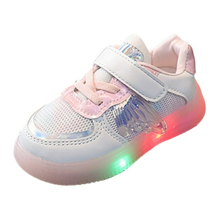 NIUREDLTD Children Shoes LED Light Emitting Shoes Fashion Children Sports Light Shoes Mesh Breathable Sneakers Size 29
NIUREDLTD Children Shoes LED Light Emitting Shoes Fashion Children Sports Light Shoes Mesh Breathable Sneakers Size 29
