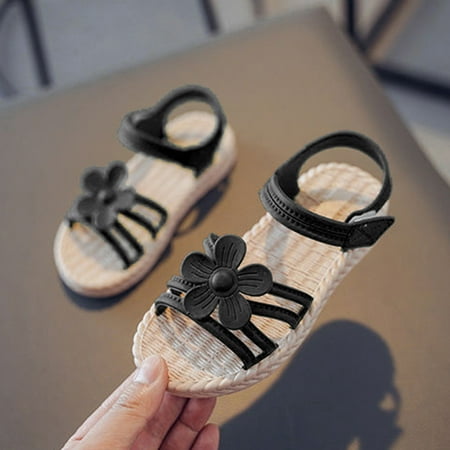 HAXMNOU Children Kids Child Girls Soild Flower Princress Shoes Soft Sole Non Slip First Walkers Prewalker Beach Shoes Sandals Black
HAXMNOU Children Kids Child Girls Soild Flower Princress Shoes Soft Sole Non Slip First Walkers Prewalker Beach Shoes Sandals Black