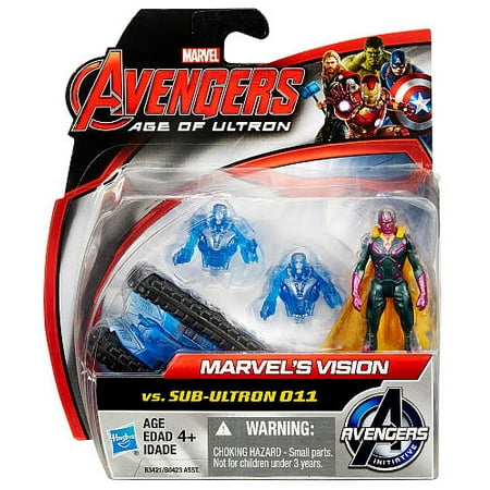 Avengers Age of Ultron Marvel's Vision vs Sub Ultron 011 Action Figure 2-Pack