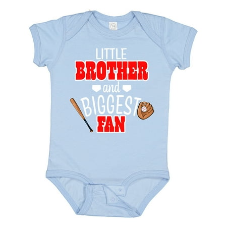 Inktastic Little Brother and Biggest Fan- Baseball Glove and Bat Gift Baby Boy Bodysuit
Inktastic Little Brother and Biggest Fan- Baseball Glove and Bat Gift Baby Boy Bodysuit