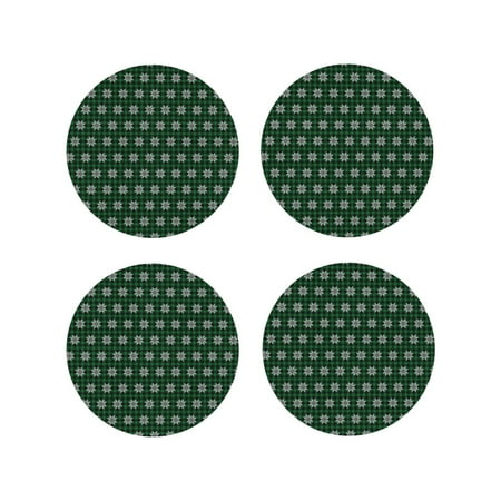 Yiaed Green Buffalo Plaid Merry Christmas Print Leather Coasters for Drinks - Cup Coasters Coffee Table Kitchen Table Bar Home & Office Gifts Handmade Drink Coasters-Round Shape
Yiaed Green Buffalo Plaid Merry Christmas Print Leather Coasters for Drinks - Cup Coasters Coffee Table Kitchen Table Bar Home & Office Gifts Handmade Drink Coasters-Round Shape