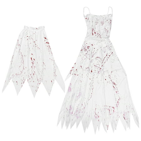 Halloween Dress-up Costume Bloody Bride Outfit Party Clothes for Masquerade Performance
Halloween Dress-up Costume Bloody Bride Outfit Party Clothes for Masquerade Performance