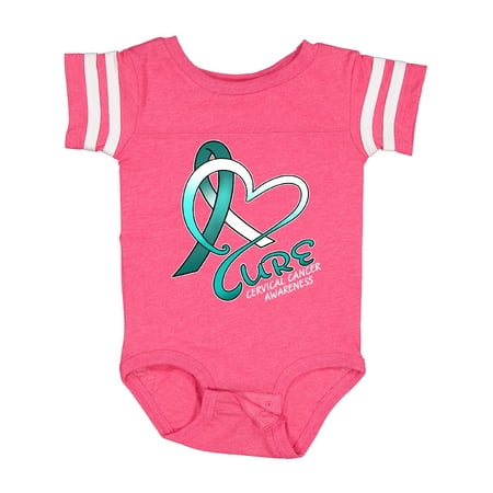 Inktastic Cure- Cervical Cancer Awareness Teal and White Ribbon Gift Baby Boy or Baby Girl Bodysuit
Inktastic Cure- Cervical Cancer Awareness Teal and White Ribbon Gift Baby Boy or Baby Girl Bodysuit
