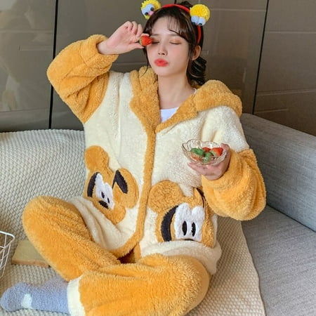 PIKADINGNIS FUNISHI Winter Pajamas Inspissate pijama mujer Plush Womens pajamas Loose Version Hooded Pajama Set Plus Size 3XL Cartoon
PIKADINGNIS FUNISHI Winter Pajamas Inspissate pijama mujer Plush Womens pajamas Loose Version Hooded Pajama Set Plus Size 3XL Cartoon