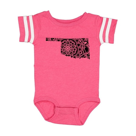 Inktastic Oklahoma Silhouette Mandala Gift Baby Boy or Baby Girl Bodysuit