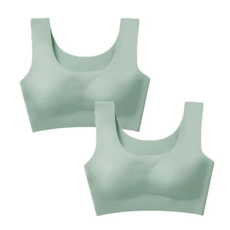 Baywell Comfort Bra Seamless Bras Wireless Bra 2 Pack for Women Full-Coverage Sport Daily Bra with Removable Pad Green S-2XL
Baywell Comfort Bra Seamless Bras Wireless Bra 2 Pack for Women Full-Coverage Sport Daily Bra with Removable Pad Green S-2XL