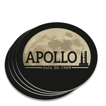NASA Apollo 11 Moon with Saturn V Rocket and Launchpad Novelty Coaster Set
NASA Apollo 11 Moon with Saturn V Rocket and Launchpad Novelty Coaster Set