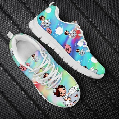 Cartoon Nurse Shoes for Women Medical Surgical Designer Breathable Ladies Sneakers Lace Up Flats Jogging Sport Running Shoes
Cartoon Nurse Shoes for Women Medical Surgical Designer Breathable Ladies Sneakers Lace Up Flats Jogging Sport Running Shoes